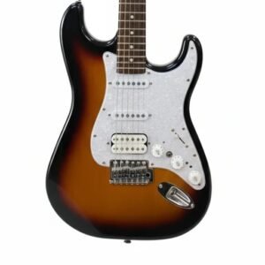 Guitarra eléctrica con efectos incorporados