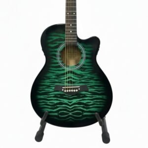 Guitarra acústica Texas Mate Verde Atigrada