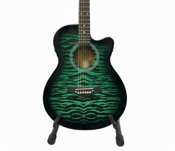 Guitarra acústica Texas Mate Verde Atigrada