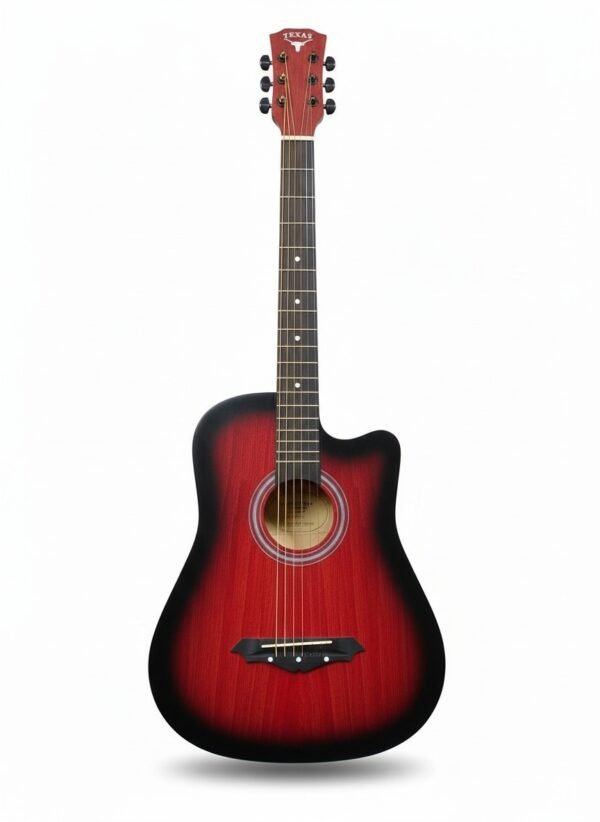 Guitarra acústica Texas Mate Rojo - Image 3